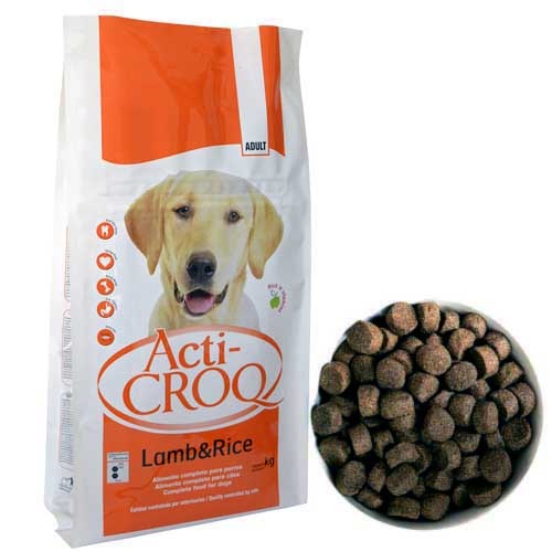 ACTI-CROQ LAMB&RICE 26/12 20kg špeciálne krmivo pre citlivých psov jahňa s ryžou