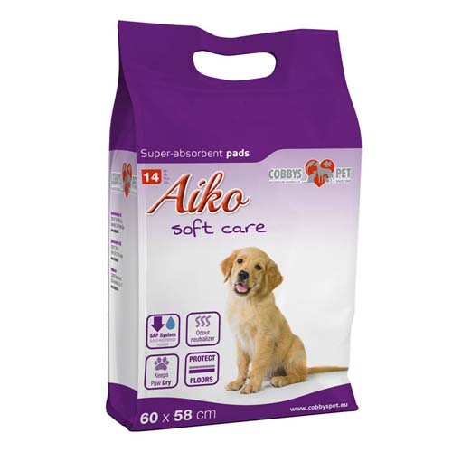 AIKO Soft Care 60x58cm 14ks plienky pre psov