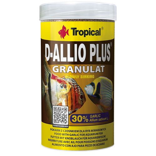 TROPICAL D-Allio Plus Granulat 100ml/60g granulované krmivo pre ozdobné ryby