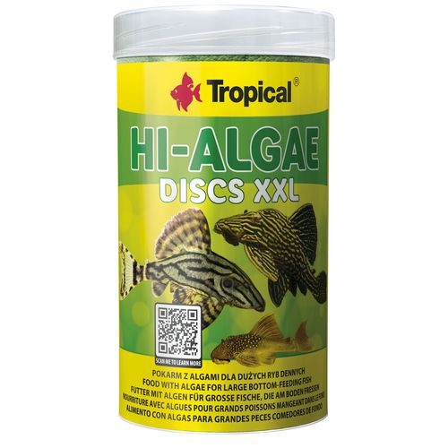 TROPICAL Hi-Algae Discs XXL 250ml/125g krmivo pre veľké ryby