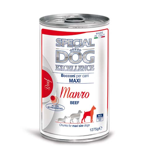 MONGE SPECIAL DOG EXCELLENCE MAXI ADULT hovädzie kúsky 1.275g konzerva