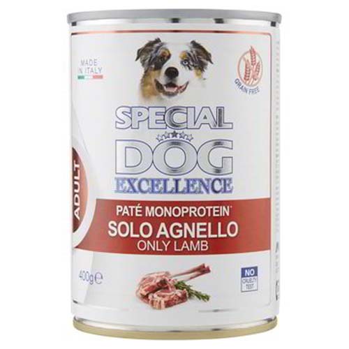 MONGE SPECIAL DOG EXCELLENCE pate MONOPROTEIN čisto jahňacie 400g grain free konzerva