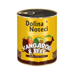 DOLINA NOTECI SUPERFOOD 800g klokan a hovädzie mäso pre psov 80% mäsa