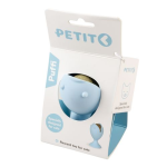 EBI PETIT PUFFI modrá hračka pre mačky s catnip guľou alebo držiak na pochúťky v jednom 9,5x5,5x5,5cm