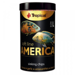 TROPICAL America L 100ml/52g krmivo pre mäsožravé ryby zo severnej a južnej Ameriky