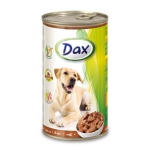 DAX konzerva pre psov 1240g s pečeňou