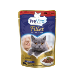 PreVital Fillet Selection kapsička mačka hovädzia 85g omáčke