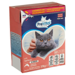 PreVital Tetra Pak kúsky pre mačky s lososom v omáčke  370g