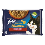 FELIX Sensations Sauces kapsička 4x85g s morkou a jahňacím v lahodnej omáčke