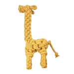 COBBYS PET Žirafa z lana 25x27cm hračka pre psov