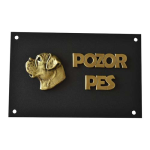COBBYS PET POZOR PES 3D Boxer 17x11cm