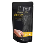 PIPER PURE Chicken 150g kura a hnedá ryža kapsička pre dospelých psov