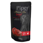 PIPER PURE Beef 150g hovädzie a hnedá ryža kapsička pre dospelých psov