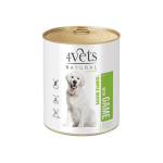 4Vets NATURAL SIMPLE RECIPE so zverinou 800g konzerva pre psov
