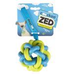 EBI COOCKOO ZED gumová hračka 20x9,5x9,5cm modrá/zelená