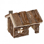 DUVO+ Drevený domček pre drobné hlodavce 15x11x12cm