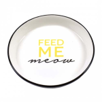 DUVO+ Keramická miska pre mačky - Feed me meow 15,5cm