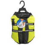DUVO+ Plávajúca záchranná vesta pre psa XS 30cm čierna-žltá