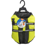 DUVO+ Plávajúca záchranná vesta pre psa S 40cm čierna-žltá