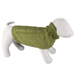 DUVO+ pletený sveter pre psov XL 70cm zelený