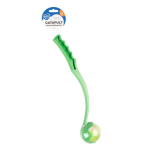DUVO+ Hádzacia tyč s tenisovou loptou (priemer 6cm) -zelený  6x8x40cm