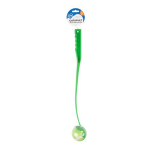 DUVO+ Hádzacia tyč s tenisovou loptou (priemer 6cm) -zelený  6x8x50cm