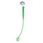 DUVO+ Hádzacia tyč s tenisovou loptou (priemer 6cm) -zelený  10x8x62cm