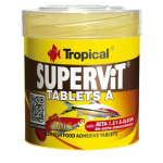 TROPICAL Supervit Tablets A 50ml/36g 80ks základné tabletové krmivo pre ryby
