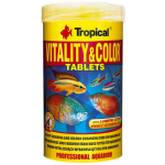 TROPICAL Vitality&Color Tablets 250ml/150g 340ks tabletované krmivo s vyfarbujúcim účinkom