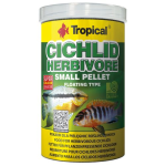 TROPICAL Cichlid Herbivore Small Pellet 1000ml/360g krmivo pre bylinožravé cichlidy