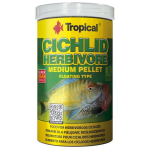 TROPICAL Cichlid Herbivore Medium Pellet 1000ml/360g krmivo pre bylinožravé cichlidy