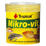 TROPICAL Mikro-vit Spirulina 50ml/32g krmivo s prídavkom spiruliny pre poter