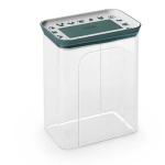 STEFANPLAST Snack Box obdĺžniková vzduchotesná dóza 1,2l biela/anglická zelená