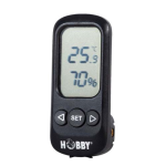 HOBBY digitálny teplomer a vlhkomer s funkciou alarmu s presnosťou +/- 0,5° C, +/-3 %