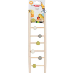 ZOLUX Rebrík pre vtáky drevený 7 priečok 35cm